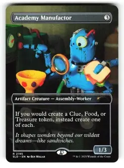Academy Manufactor #2195 (Rainbow Foil) (NM) Secret Lair Play-Doh SLD MTG - Image 1