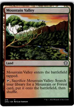 MTG Mountain Valley Commander: Dominaria United Uncommon #219 - Image 1