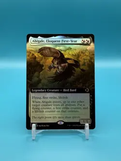 Abigale, Eloquent First-Year (Extended Art) | Lorwyn Eclipsed - Foil - Image 1