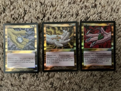 MTG- Treva's + Dromar's + Darigaaz's Charm - Planeshift - All FOIL - Image 1