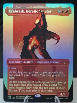 Urabrask, Heretic Praetor Foil- MTG [Streets Of New Capenna] ~ NM - Image 1