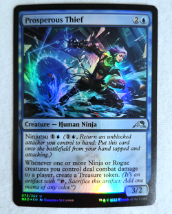 Prosperous Thief 073/302 Foil Kamigawa: Neon Dynasty Magic: The Gathering - Image 1