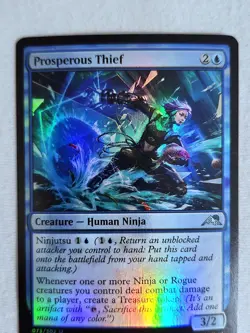 Prosperous Thief 073/302 Foil Kamigawa: Neon Dynasty Magic: The Gathering - Image 2
