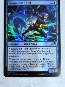 Prosperous Thief 073/302 Foil Kamigawa: Neon Dynasty Magic: The Gathering - Image 3
