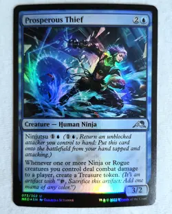 Prosperous Thief 073/302 Foil Kamigawa: Neon Dynasty Magic: The Gathering - Image 4