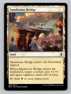 Sandstone Bridge 819 C Jumpstart 2022 Magic The Gathering NM - Image 1