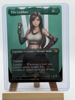 Tifa Lockhart (Borderless) Final Fantasy Magic The Gathering Mtg Near Mint! - Image 1
