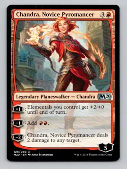 Chandra, Novice Pyromancer 128/280 U The List Reprints Magic The Gathering NM - Image 1