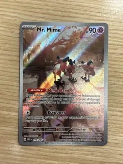🔥Mr. Mime 179/165 Illustration Rare Scarlet & Violet 151 Pokemon TCG Cards🔥 - Image 1
