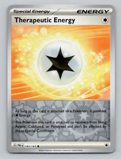 Reverse Holo Therapeutic Energy 193/193 Uncommon SV02: Paldea Evolved Pokemon - Image 1