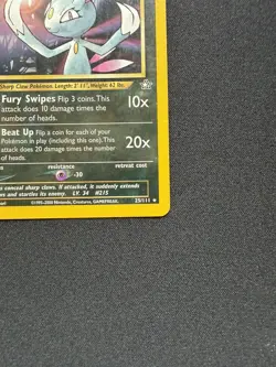 2000 Sneasel Neo Genesis Pokemon Unlimited 25/111 Non-Holo - LP - Image 4