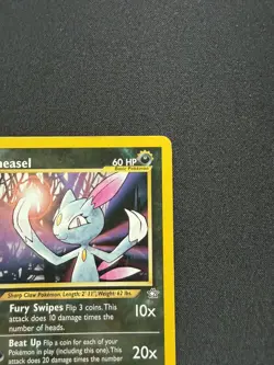 2000 Sneasel Neo Genesis Pokemon Unlimited 25/111 Non-Holo - LP - Image 5