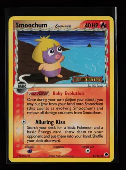Smoochum (Delta Species) 64/101 Reverse Holo Dragon Frontiers Pokemon Card - Image 1