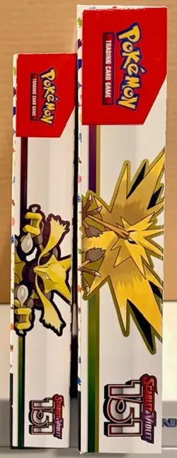 NEW Pokemon TCG Scarlet & Violet 151 Zapdos EX & Alakazam EX Collection Box Lot - Image 5