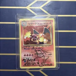 Charizard 6 Autographed Pokemon TCG Classic: (Japanese) Promo Signed By Arita - Image 1
