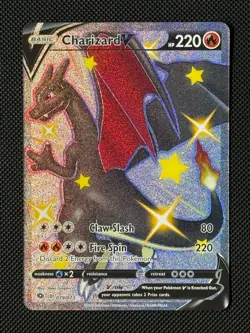 Pokemon Cards Charizard V 079/073 Champion's Path Secret Rare - Image 1