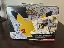 Pokemon TCG 25th Anniversary Celebrations Collector Chest Lunch Box Tin Sealed - Image 1