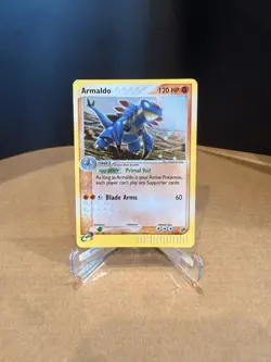 Pokemon TCG Armaldo 1/100 EX Sandstorm Holo Rare Card - Image 1