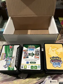 600 Pokemon TCG Online Code Cards Bulk Lot Many Mixed Sets UNUSED PHYSICAL - Image 2