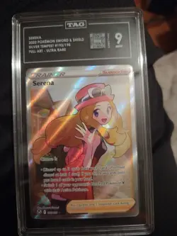 2022 Pokemon Sword & Shield Serena Full Art Ultra Rare Silver Tempest TAG 9 #193 - Image 1