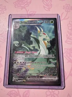 Serperior ex 164/086 Sv: Black Bolt Illustration Rare Holo 320HP Pokemon TCG - Image 1