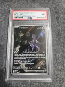 Pokemon TCG 151 Mewtwo Black Star Promo Card #52 PSA 9 - Image 1