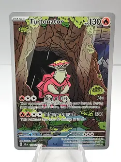 Turtonator 146/142 Stellar Crown Illustration Rare Holo Pokemon TCG - #4 - Image 1