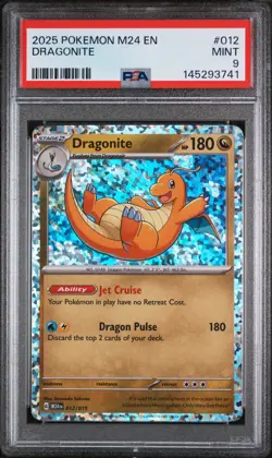Dragonite 012 M24 En-mcdonald's Collection Pokemon PSA 9 - Image 1