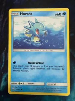 Horsea 29/147 Common SM Burning Shadows Pokemon Card NM - Image 1