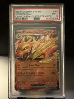 2024 POKEMON SVP EN-SV BLACK STAR PROMO #161 CHARIZARD EX PSA 9 - Image 2