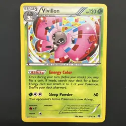 Vivillon - Pokemon XY Breakthrough 15/162 - Cosmos Holo NM - Image 1