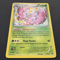 Vivillon - Pokemon XY Breakthrough 15/162 - Cosmos Holo NM - Image 2
