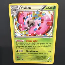 Vivillon - Pokemon XY Breakthrough 15/162 - Cosmos Holo NM - Image 3