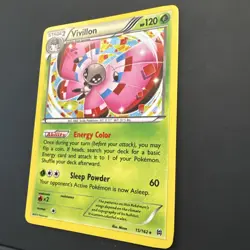 Vivillon - Pokemon XY Breakthrough 15/162 - Cosmos Holo NM - Image 5