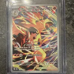 Pokemon TCG Ethan's Typhlosion Illustration Rare Destined Rivals 190/182 - Image 1