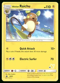 Pokemon Alolan Raichu #SM65 - Image 1