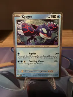 Pokemon - Kyogre 034 - Cosmos Holo Promo - ME01 Mega Evolution - Image 1
