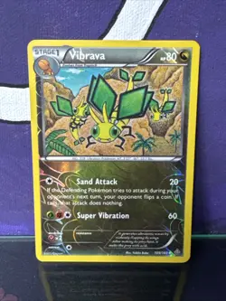 Vibrava 109/160 - Reverse Holo - XY: Primal Clash Near Mint Pokemon TCG - Image 1