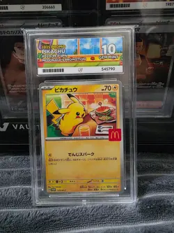 Ace 10 Pikachu & Riolu McDonald's Promo Japanese Pokemon 2025 US SELLER - Image 1