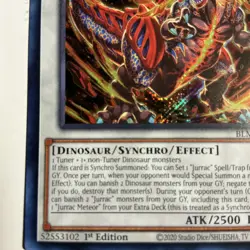 Yu-Gi-Oh! Jurrac Astero BLMM-EN018 1st Edition Holo (Secret Rare) - Image 4