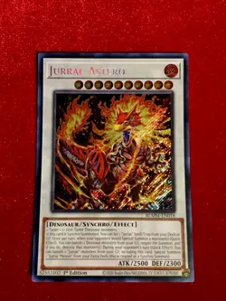 Yu-Gi-Oh! - Jurrac Astero - BLMM-EN018 1st Edition - Secret Rare Unplayed Mint+ - Image 1