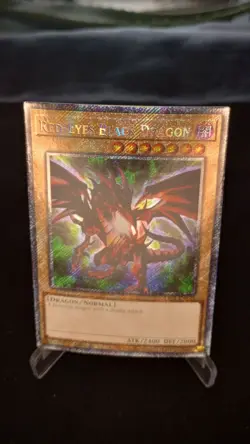 Yu-Gi-Oh! TCG Red-Eyes Black Dragon RA04-EN109 Platinum Secret Rare - Near Mint - Image 1
