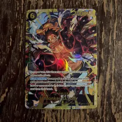 Monkey.D.Luffy OP10-118 Royal Blood Foil Near Mint (NM) One Piece CCG - Image 1