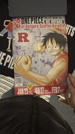 2 One Piece Monkey D. Luffy US Voyage College Basketball Promo Cards SEALED - Image 4