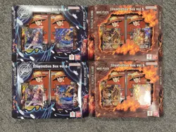 (4) ONE PIECE Illustration Box Vol 5 & Vol 6 - Two of Each Box - New and Sealed - Image 1