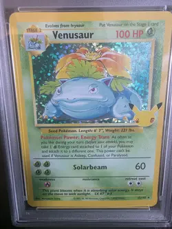 Pokemon Card Venusaur Celebrations Classic Collection 15/102 PSA 9 - Image 2