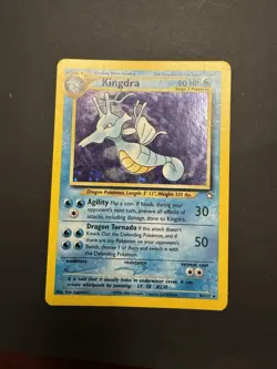 Kingdra 8/111 Neo Genesis Holo Rare Pokemon Card Light Play Condition - Image 3