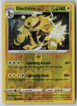Electivire 45/163 Pokemon Reverse Holo Battle Styles Rare Near Mint Card (NM) 1 - Image 1