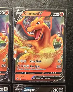 Pokemon TCG Sword & Shield Charizard Lugia Gengar V Card Lot NM/M - Image 5