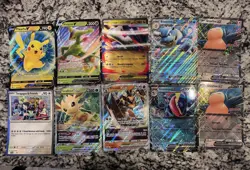 Pokemon *JUMBO* Card Lot Of 10 - Oversized Cards - NM/LP Condition! - Image 1